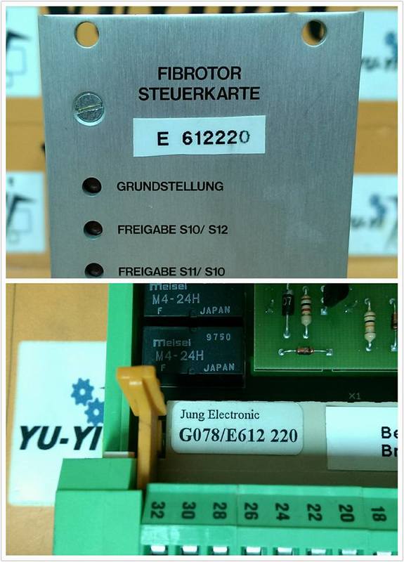 FIBROTOR STEUERKARTE E 612220 E612220 G078/E612 220 - 裕益科技自動化設備可程式編碼器 ...